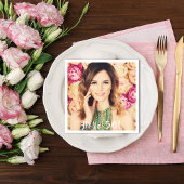 50e verjaardagsfotofeestje servet