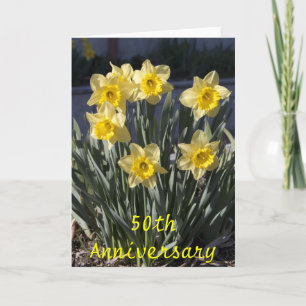 50e verjaardagskaart kaart