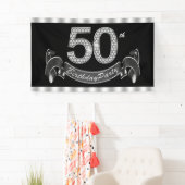 50e verlichtingspartij spandoek (Insitu)