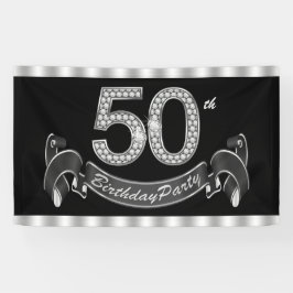 50e verlichtingspartij spandoek