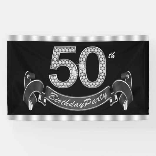 50e verlichtingspartij spandoek (Horizontaal)