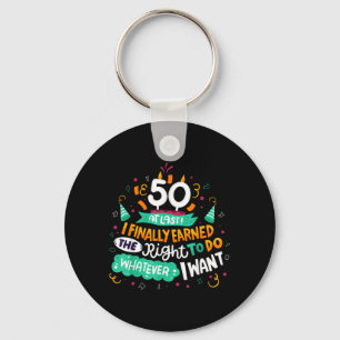 50e verpartij Grappige leeftijd 50 Grappige quote Sleutelhanger