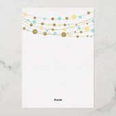 50e verrassing verjaardagsfeestje uitnodiging eleg (Achterkant)