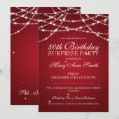 50e verrassingsdag strijkstrips rood kaart (Voorkant / Achterkant)