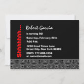 50e verrassingsdag zwart wit rode W1920 Kaart (Achterkant)