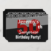 50e verrassingsdag zwarte rode witte sterren R231A Kaart (Voorkant / Achterkant)