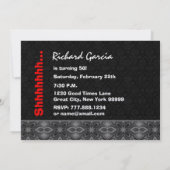 50e verrassingspartij: zilver zwart en rood kaart (Achterkant)