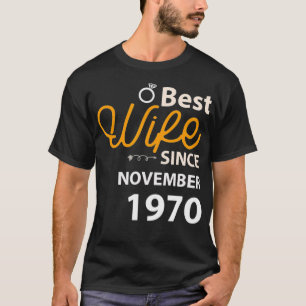 50e weddenschap Jubileum Gift Best Wife Sneve Sede T-shirt