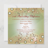  50e WEDDING JUBILEUM-uitnodigingen Kaart (Achterkant)