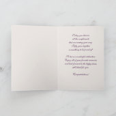 50e Wenskaart van het Jubileum van de Golden Weddi Kaart (Binnen)