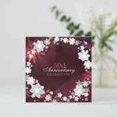 50e winterweddenschap Jubileum Kaart (Staand voorkant)