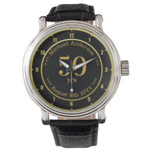 50jr. Pensioen of Jubileum Gepersonaliseerd Horloge
