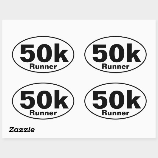 50K Runner Ovale Sticker (Vel)