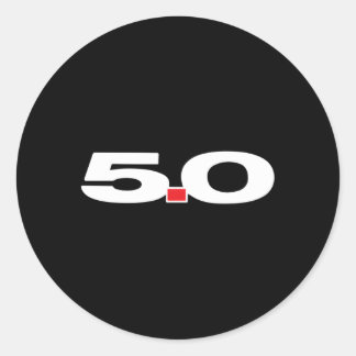 50L Coyote Engine S197 Foxbody Sn95 Ronde Sticker