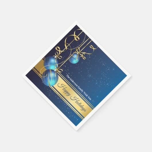 50pcs Christmas Paper Napkin Modern Tree Baubels Servet (Hoek)