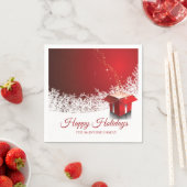 50pcs Red White Christmas | Gift box surprise Servet (Insitu)