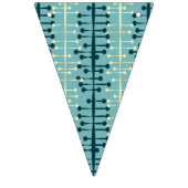 50s atoomretrorBunting Vlaggetjes (Eerste vlag)