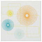 50's bloemen stof (Close Up)