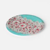 50s  Border Print Daisies Papier Bord (Gekanteld)