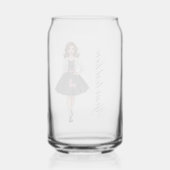 50s dall stijl bewerkbaar blikvorm glas (Achterkant)