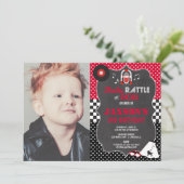 50s Fifties Sock Hop Rock Roll verjaardagsuitnodig Kaart (Staand voorkant)