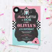 50s Fifties Sock Hop Rock Roll verjaardagsuitnodig Kaart