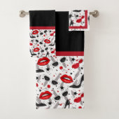 50's Glam Bath Towel Set Bad Handdoek (Insitu)