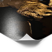 50's Glasses Indigo Foto Afdruk (Hoek)