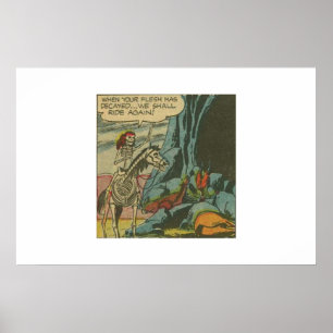 50s Golden age Horror strips   enge retro-komiek Poster