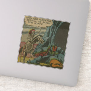 50s Golden age Horror strips   enge retro-komiek Sticker