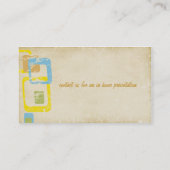 50's Herdenking Visitekaartje (Achterkant)