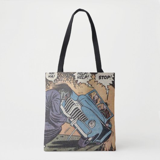 50s  Horror Comic Tote Bag (Voorkant)