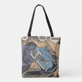 50s  Horror Comic Tote Bag