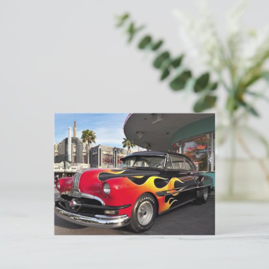 50's Hotrod! Briefkaart (Staand voorkant)