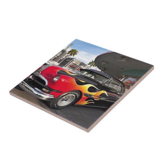 50's Hotrod! Tegeltje (Zijkant)