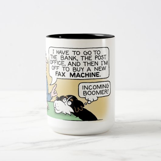 50's Kind - Cartoon Koffie Mok (Center)