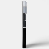 50s klassiek monochrome Stripe monogramme Case-Mate iPhone Case (Achterkant / Rechts)