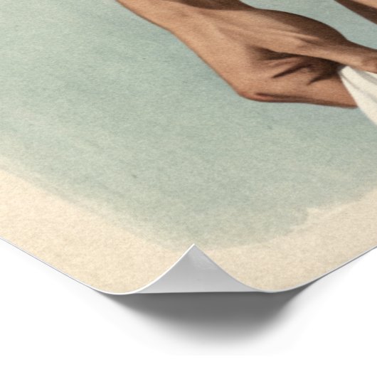 50s  - knappe man pose poster (Hoek)