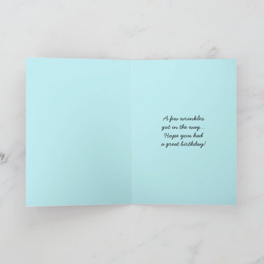  '50s Meisje Strijken Happy Birthday Kaart (Binnen)