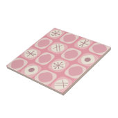 '50s Mod Art Soft Cubes Pink Vanilla' Tegeltje (Zijkant)