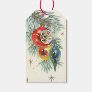 50's Ornamenten Cadeaulabel