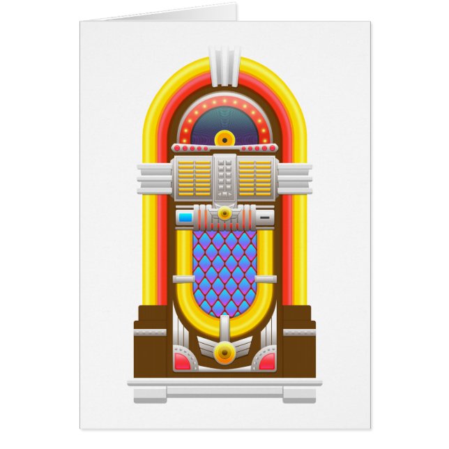 50s ouderwetse jukebox (Voorkant)