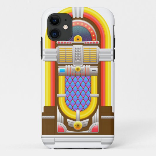 50s ouderwetse jukebox Case-Mate iPhone case (Achterkant)