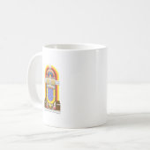 50s ouderwetse jukebox koffiemok (Voorkant links)
