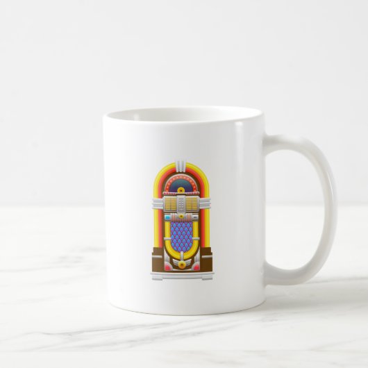 50s ouderwetse jukebox koffiemok (Rechts)