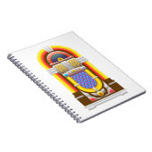 50s ouderwetse jukebox notitieboek (Rechterzijde)