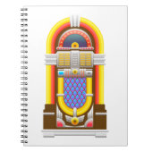 50s ouderwetse jukebox notitieboek (Voorkant)