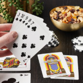 50s ouderwetse jukebox pokerkaarten (Insitu)