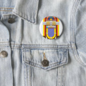50s ouderwetse jukebox ronde button 5,7 cm (In situ)