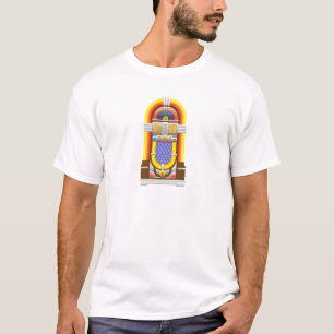 50s ouderwetse jukebox t-shirt